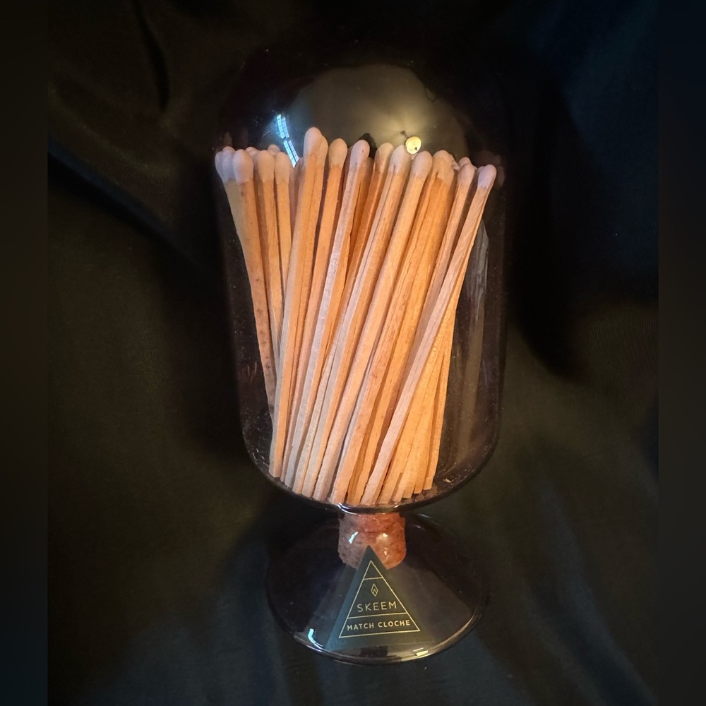 NWT Skeem Glass Match Cloche